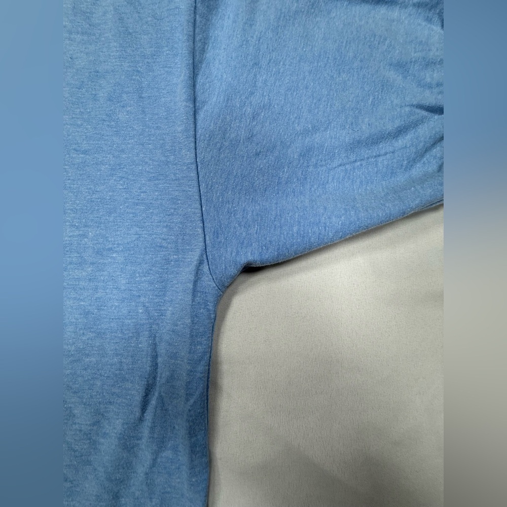 Back to the Future vintage Thunder Creek Light Blue Ringer Graphic Tee. NWOT - Picture 7 of 11